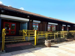 Image of Chester Lane Library from the outside