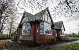Image of Thatto Heath Library from the outside
