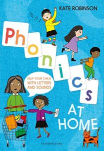 Book cover for Phonics at Home by Kate Robinson