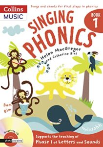 Book cover for Singing Phonics by Helen MacGregor and Catherine Birt