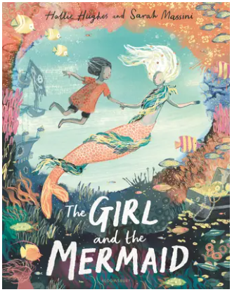 Book cover for The Girl and the Mermaid